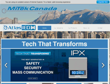 Tablet Screenshot of mitekcanada.com